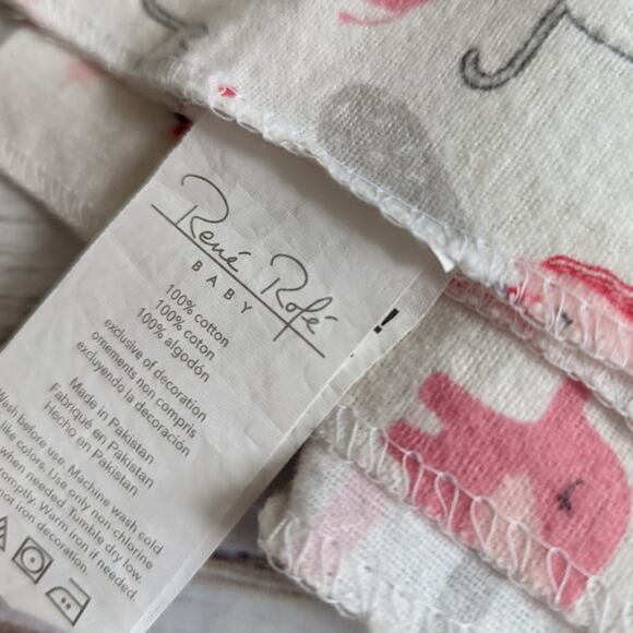Rene Rofe 4 piece swaddle blanket set - Picture 3 of 5